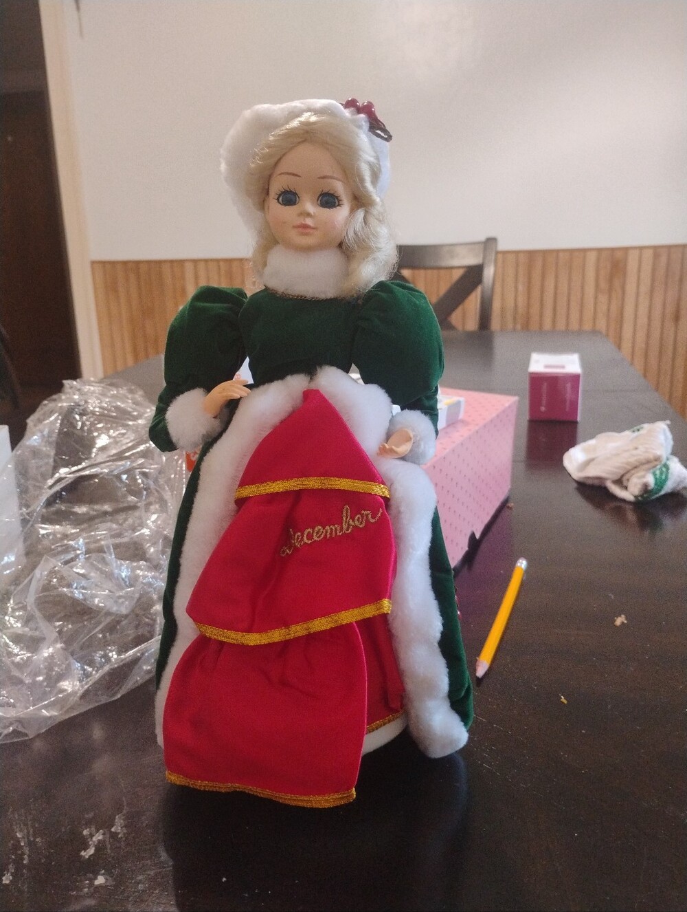 Vintage Brinn's December Musical Doll